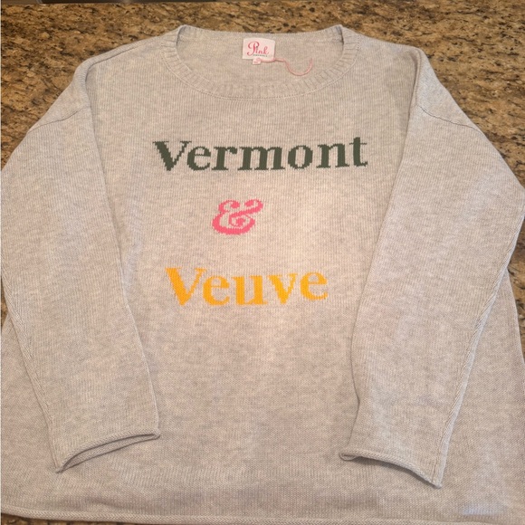 Pink Pineapple Sweaters - Vermont & Veuve Sweater ⛷️ 🍾